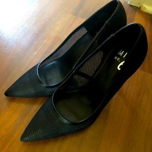 Mix No.6 Dignity - Black Netted 4 inch heels